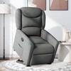 VidaXL Fauteuil inclinable Gris foncé Tissu 3303195