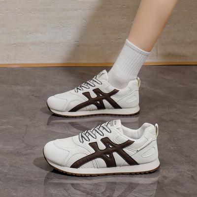 2025 verão novo versão coreana respirável fly-woven sapatos femininos ins maré estudante tênis de corrida esportivos sapatos casuais femininos LF918