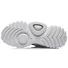 Li Ning Rekindled Comfortable Slip Resistant, Abrasion Resistant, Lightweight Low top Chunky Sneakers Unisex White Gray AGBQ102-1