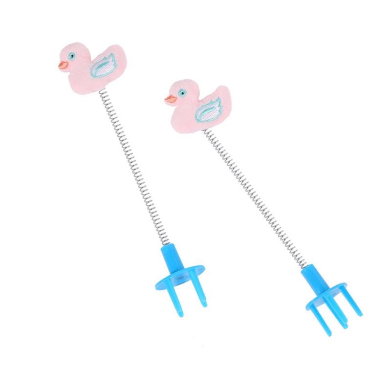 Placă de zgâriat pisici distractive Jucărie elastică de primăvară de desene animate Jucării interactive pentru pisici mici/medii