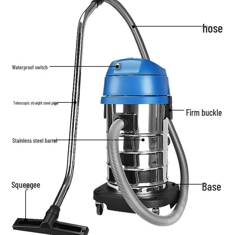 Dongcheng Commercial Wet/Dry Vacuum Cleaner CN plug (adapter included)