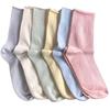 White Socks, Confinement Socks, Plush Cotton Socks, Medium Tube, Thin Tube Loose In Summer, Deodorant, Versatile And Comfortable In Summer