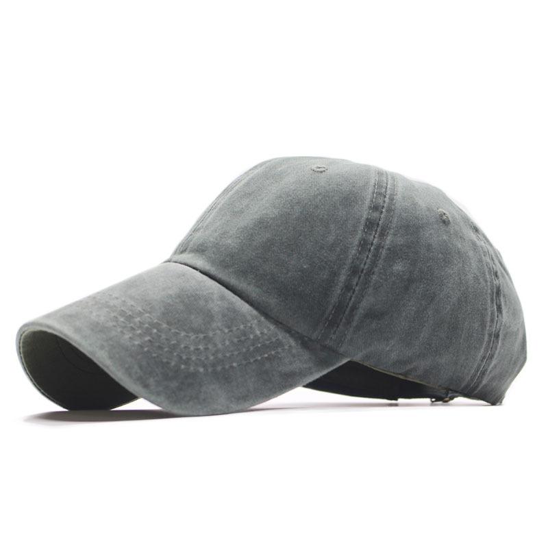 Simple light board fashion cap washed baseball cap men's and women's outdoor sunshade casual hat tide