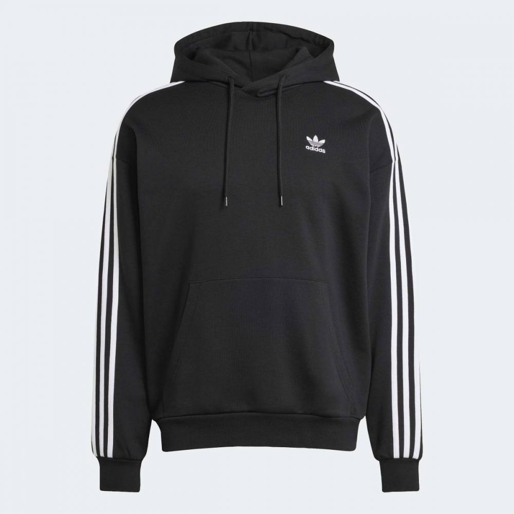Adidas Unisex Baggy Fit Hoodie Black Jc6251