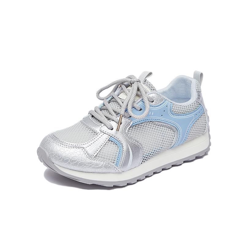 Fashion Women's Mesh Breathable Style Casual Shoes 2025 Spring Fashion Thick Soled Sports Shoes Comfortable Lightweight Sneakers