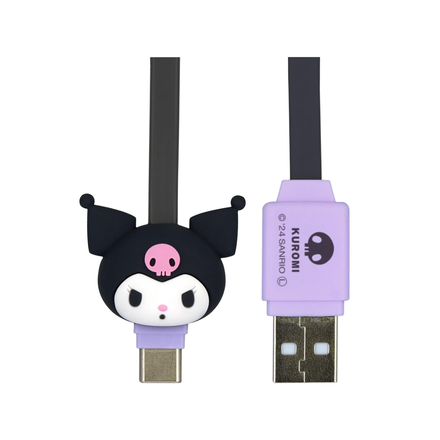 

Gourmandies Персонажи Sanrio Kuromi USB Маскот Кабель Type-C (SANG-486KU)