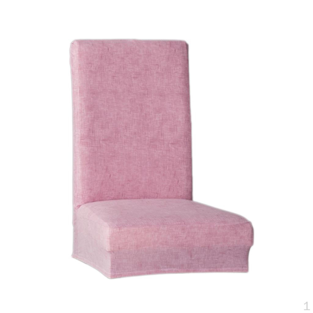 Чехол для стула обеденный банкетный свадебный съемный Pink 638₽