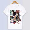 Anime Stray Dogs Damen Kurzarm Digitaldruck Weiß Sommer Cartoon Top Partner Outfit Cosplay Atmungsaktiv Damen und Herren T-Shirt