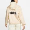 Nike X Atmos WMNS NSW Circa Series Buchstabenprint Half-Zip Hoodie Damen Hoodie Rosa Beige DM5264-219