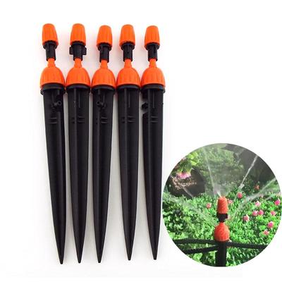5pcs 2 Way Adjustable Garden Water Spray Sprinklers Dripper Irrigation Misting Nozzle  Gardening Watering Kits Drip