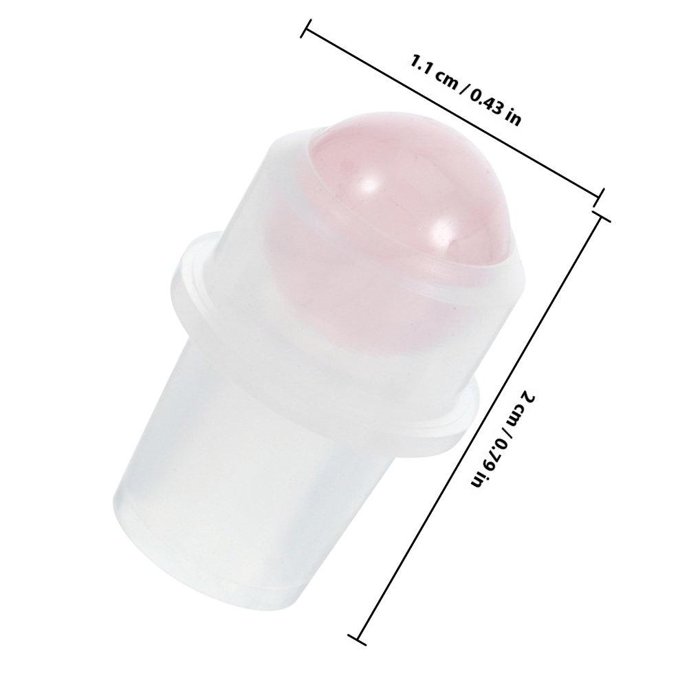 4Pcs Stainless Steel Roller Ball Inserts for 10Ml Essential Oil Bottles 16Mm Neck Leakproof Smooth Application Reusable Roll on