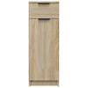 Badschrank Sonoma-Eiche 32x34x90 Cm Holzwerkstoff