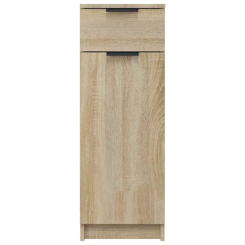 Badschrank Sonoma-Eiche 32x34x90 Cm Holzwerkstoff