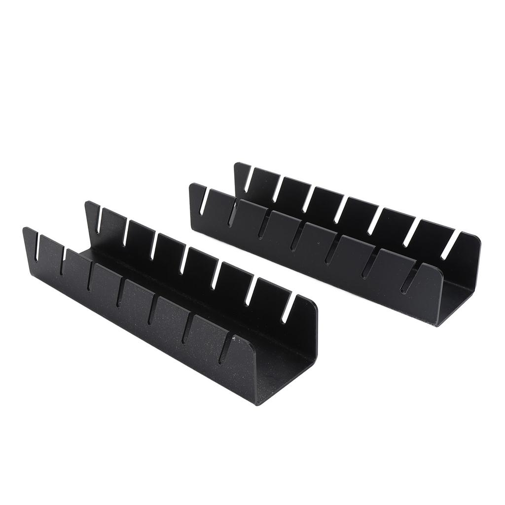 2 szt. Uchwyt na czapki Akrylowy 14 Miejsc Antypoślizgowy Wielofunkcyjny Stojak na Czapki Baseballowe do Sypialni Szafki Toaletki