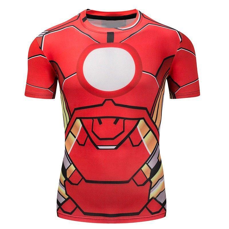 Superman Shirt for Men Enthusiasts 3D Printed Fitness T-shirt,