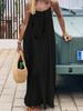 Women's Spaghetti Strap Backless Long Dress
