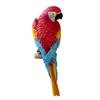 Realistische Papageien Statue,Gartendekorationen Harz Vogel Figur,Echte Papageien Figur,Tropische Baum Dekorationen Wandskulptur