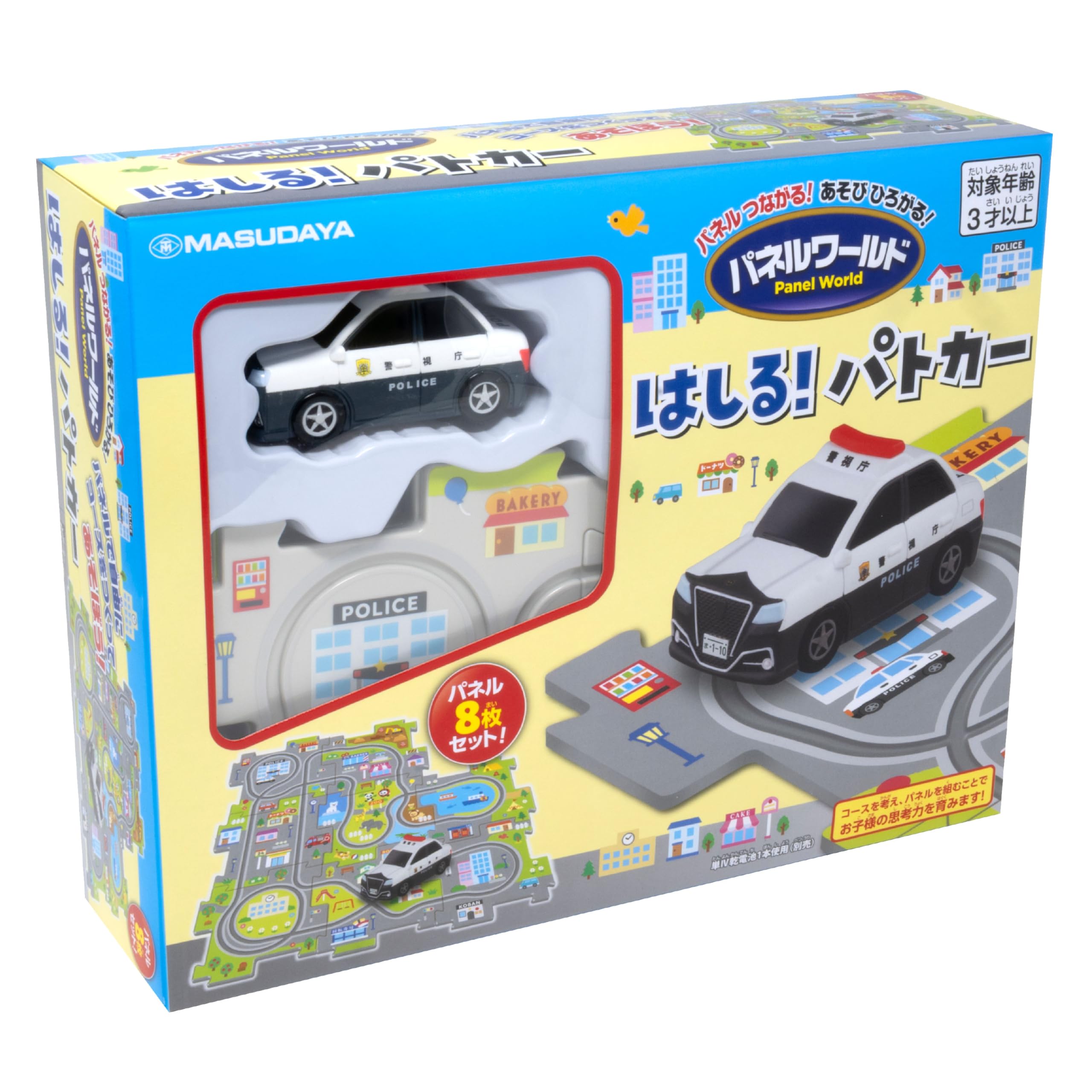 Корпорация Masudaya Панельный мир Бегущая полицейская машина Панель 8 541-1752