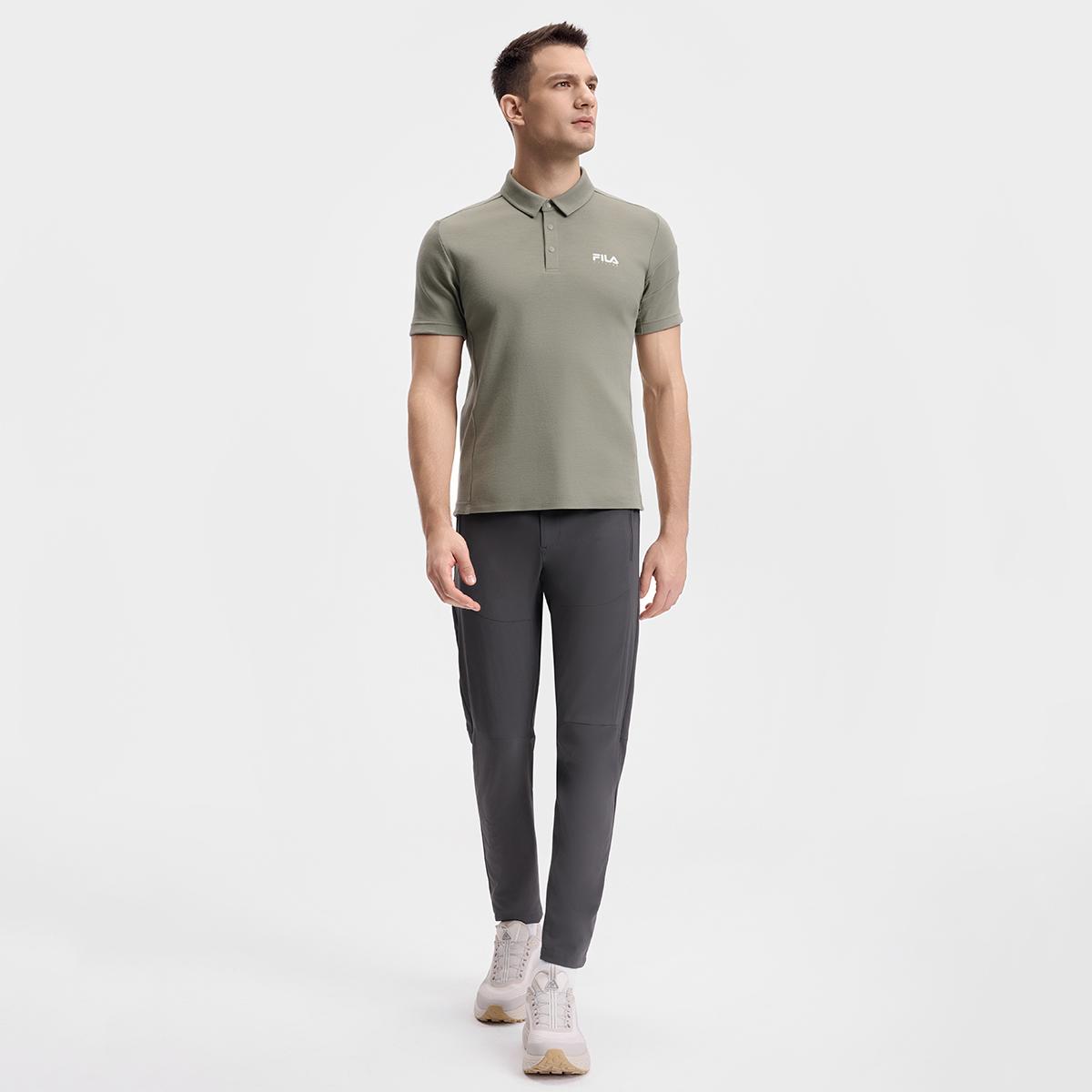 

New FILA CYCLING Casual Pants Men s Gunmetal Gray A11M518804FDY 175/84A/L