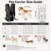 Pet Carrier Backpack for Dogs Cat Thickened Sponge Pet Front Dog Carrier Backpacks Portable Puppy Transportation Dog Bags