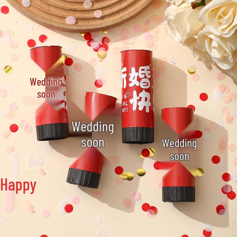 Automatic Wedding Confetti Popper Stick – Perfect for Engagement Photos and Celebrations