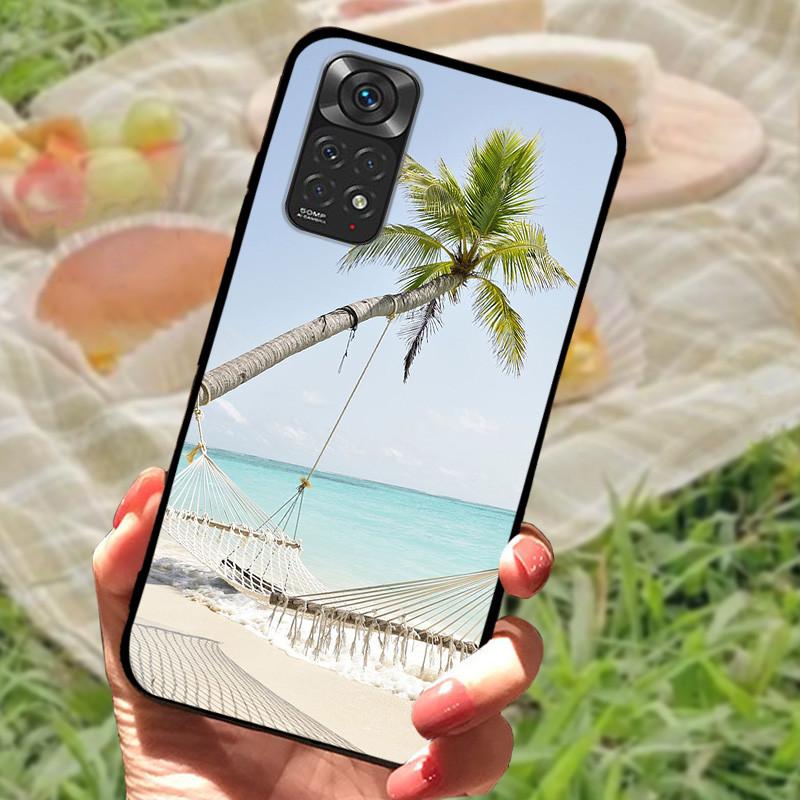 For Redmi Note 11 4G Case Cute Shockproof Silicone Soft TPU Phone Cover For Xiaomi Redmi Note 11s Bumper Cases On Note11 Pro