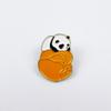 Panda Cartoon Brooch - Cute Metal Badge for Children's Bags & Clothing