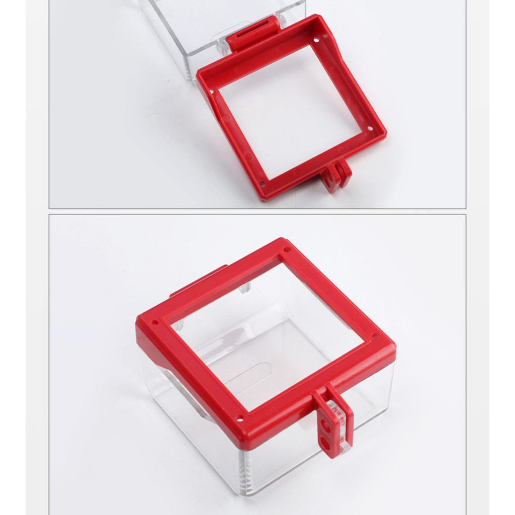 Wall Switches Socket Lockout Cover Clear Plastic Wall Switches Cover Lockable Socket Safety Cover Easy to Install