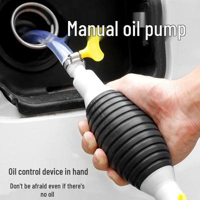 Bomba de Succión de Aceite y Agua para Coche: Manguera de Vacío Manual para Extracción de Combustible y Agua