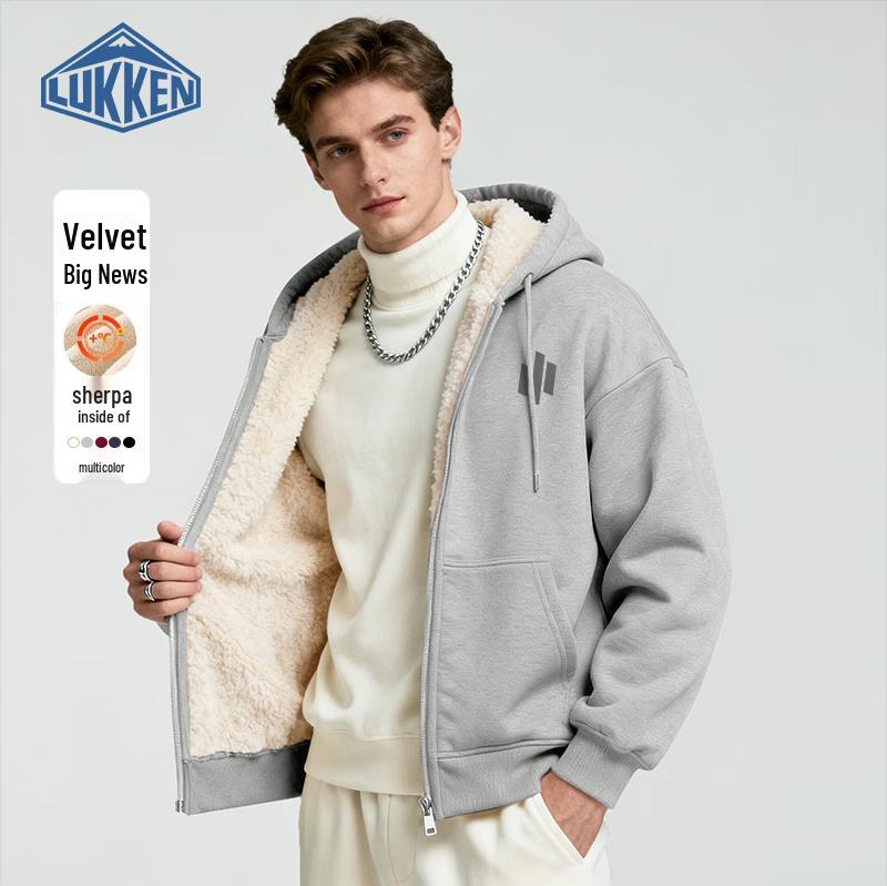 LUKKEN Men's Premium Fleece-Lined Pullover Hoodie
