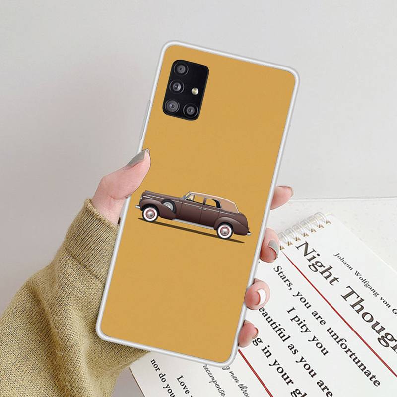 Cars And Films Phone Case For Samsung Galaxy S9 S10 Plus S10E S20FE A71 A51 A21S Clear Silicone Transparent Phone Cover