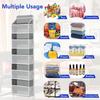 Over the Door Organizer Storage 5 Shelf Hanging Door Organizer with 5 Large Capacity Pockets for Bedroom Bathroom 1pcs