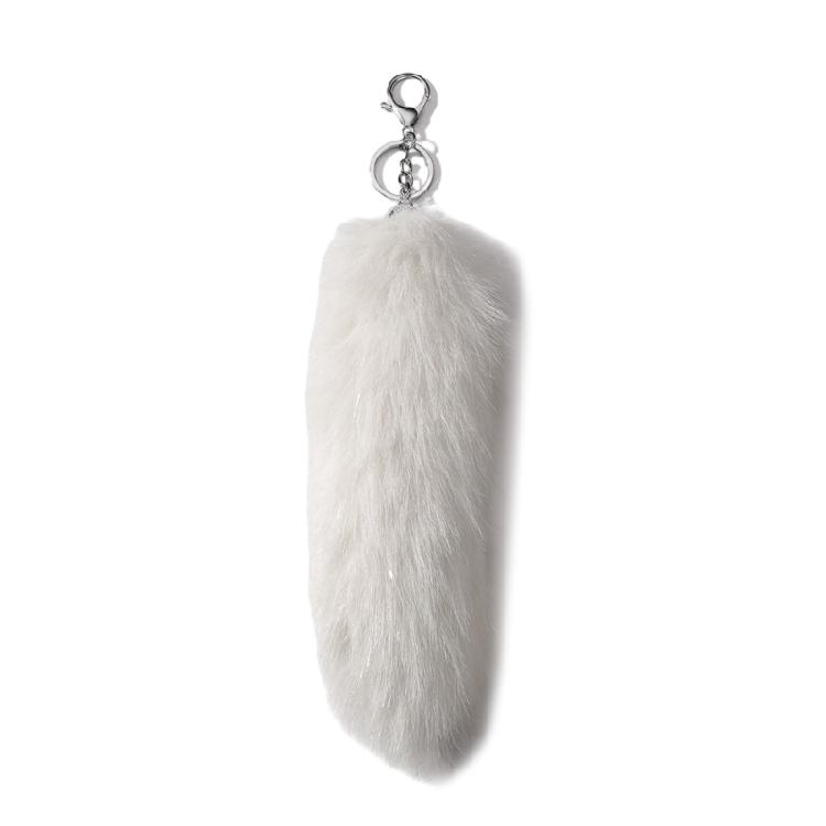 Lightweight Faux Hair Tail Keychain Trendy Y2K Style Tail Keychain Elegant Keyrings Charm For Personal Accessories