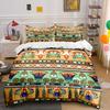 Egyptian Scarab Pattern Set Bedding Duvet Cover Set  (1*Duvet Cover 2*Pillowcases, Without Duvet Insert)