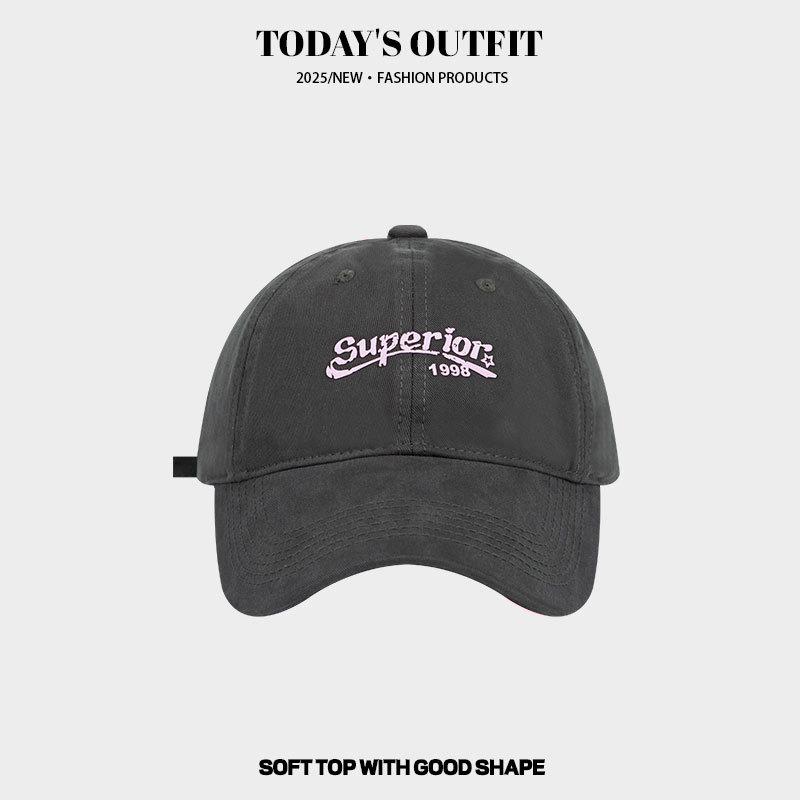 

Spring and Summer Student Sun Hat Men s Trendy Korean Version Larger and Deepened Baseball Hat Women Couple Versatile Casual Baseball Hat Regular