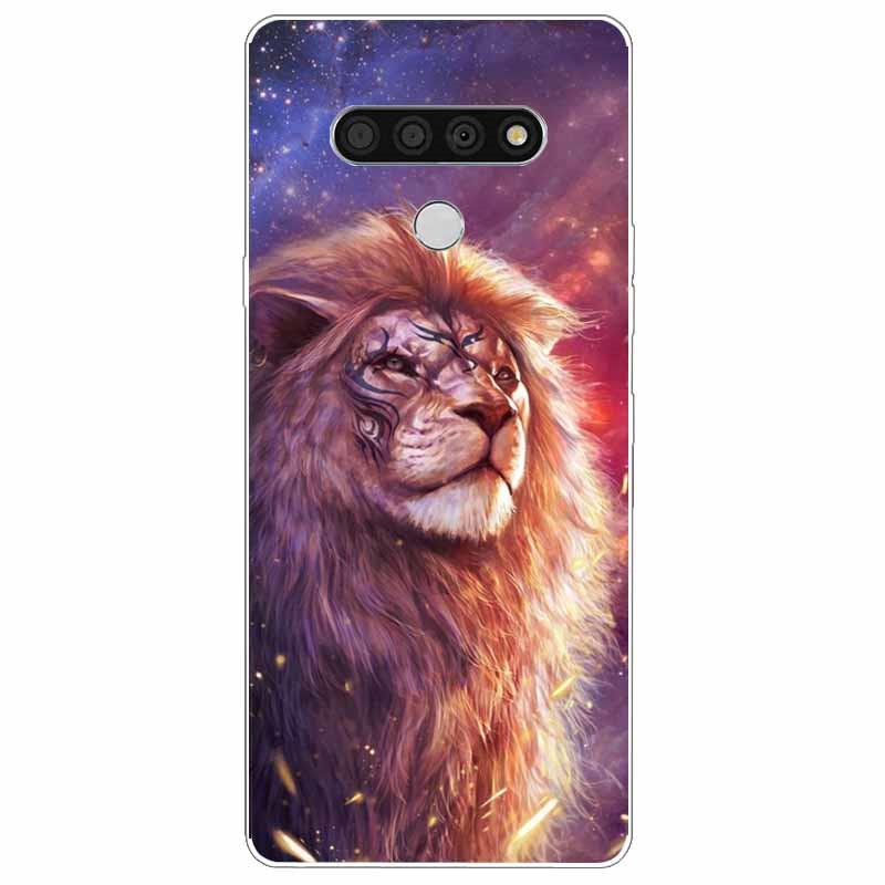 Soft Print Cover For LG K51 K61 V50 V60 Thinq Case Cute Cat Silicone Coque for LG K61 V50 Thinq Cases K 61 Shockproof Shell Bag