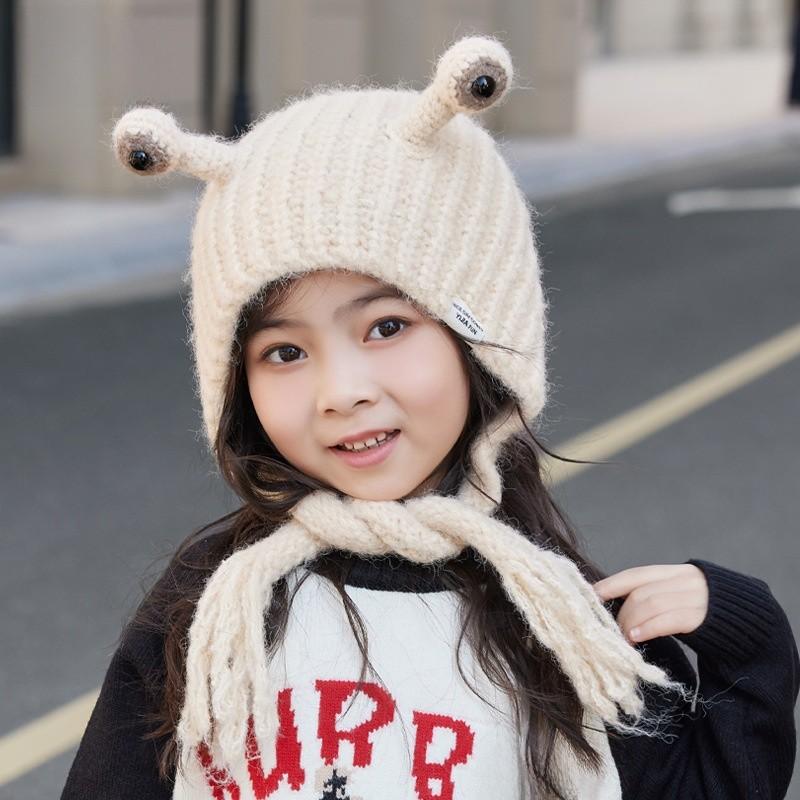 Childrens Knitted Hat For Winter With Warmth And Windproof Protection For Kids Outdoor Play