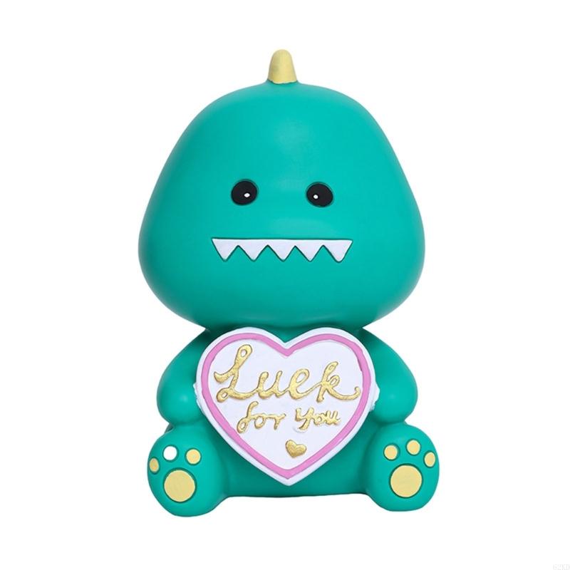 62KD Dinosauří Prasátko Úložná Nádoba Kreslené Zvířátko Spořící Hračka Pouzdro na Peníze Dárek Vhodné do Školy Mateřské Školy