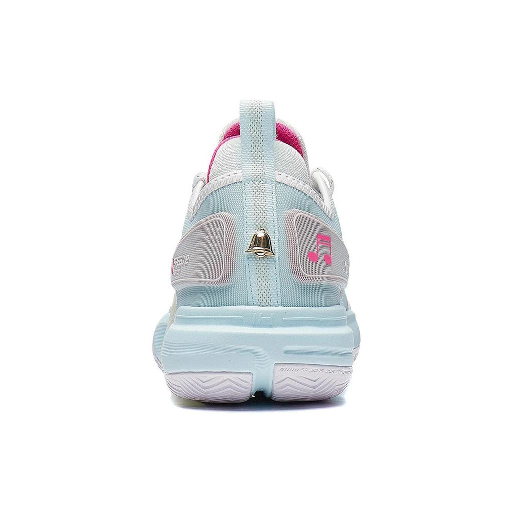 Li Ning Speed 9 Premium Cushioning, Wear Resistant Low top Basketball Shoes Men's Aqua Blue ABAT015-1