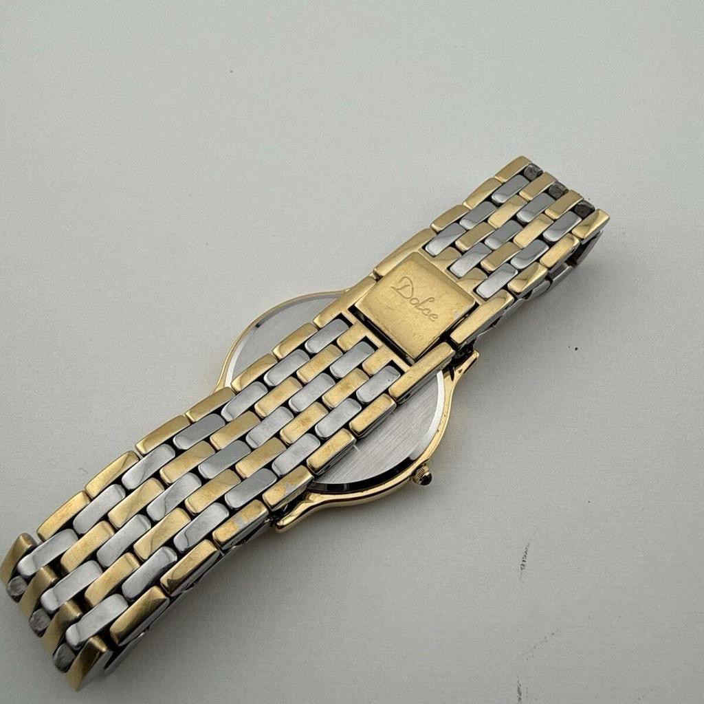 SEIKO 9530-6000 Seiko DOLCE Men's watch Quartz Working item Battery replaced [P425]