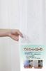 Univer Mirror Lace Iris Width 150cm x Length 1 Panel Curtain, Lace, White, 176cm,