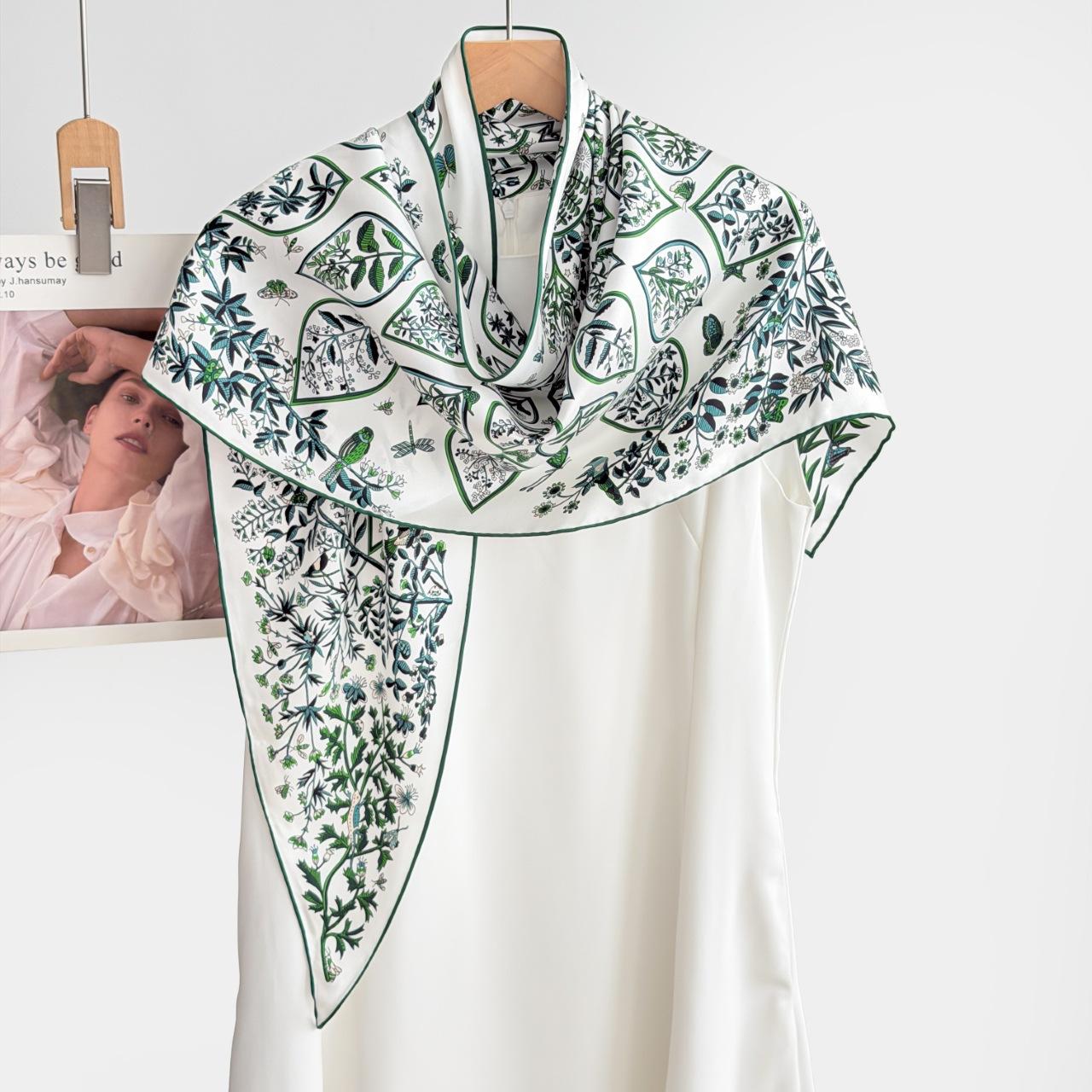 11. Moomi Silk Printed Triangle Scarf