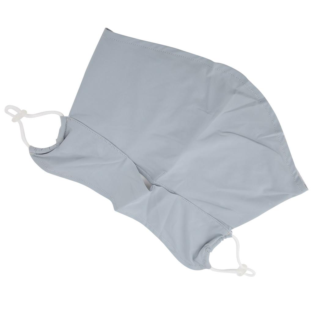 Golf Isilke UV-skydd Halvscarf Huvudbonad Andningsbar Ansiktsskydd för UtomhussporterGrå