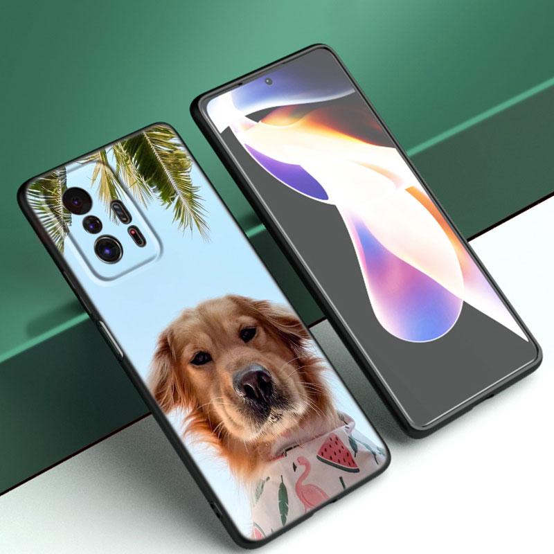 Animal Fox Wolf Flowers Phone Case For Xiaomi Mi A2 8 9 SE Note 10 10T 11 12 Lite 9T 11T 12S 12T Pro A3 6X 12X TPU Black Cover