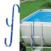 Pool Pole Hanger Organizer Outdoor Hook Fence for Nets Telescoping Poles