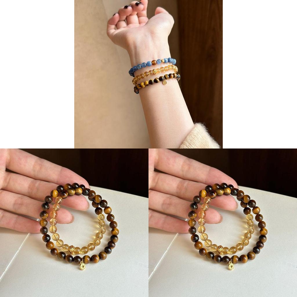 Ethnic Style Geometric Crystal Beaded Bracelet For Women Handmade Jewelry Gift