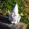 Outdoor Rocking Chair Gnome Garden Statue Pastoral Resin Decoration Decorative Ornament