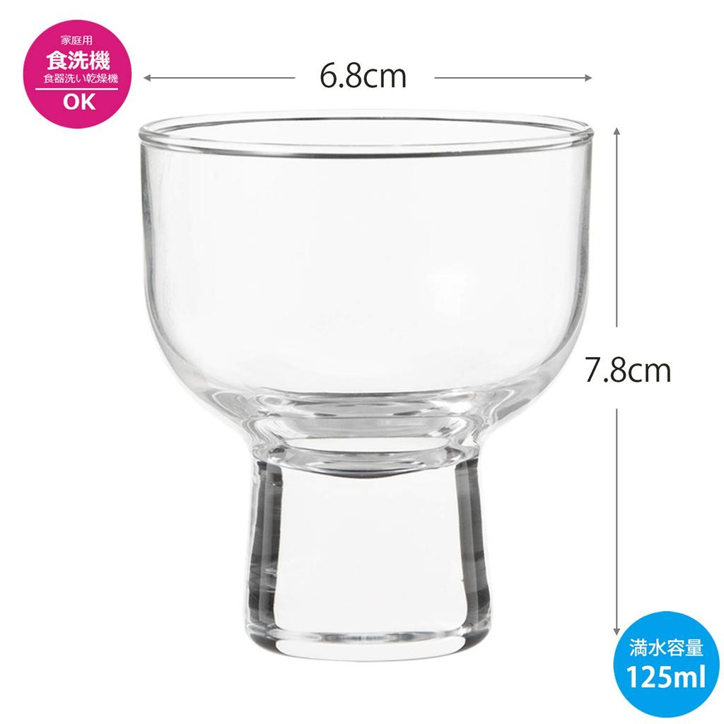 Toyo Sasaki Glass Sake Glass Recommended by the Japan Sake Brewers Association Cup 125ml Set of 120 Made In Japan Dishwasher Safe Ochoco Sake Glass