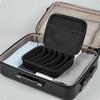 Eyeglass Storage Case with Wrist Strap Compact Multi-Slot Glasses Holder