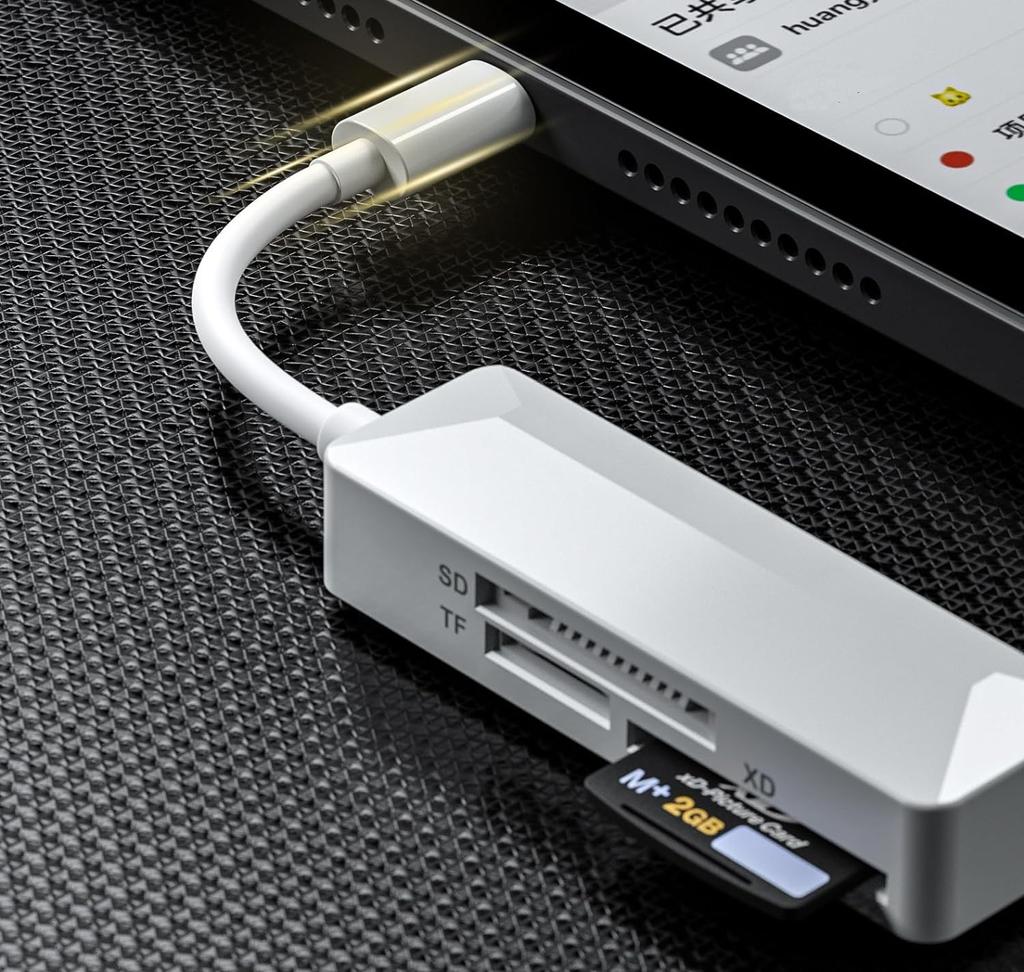 3 in 1 Kartenleser Typ-C/USB/Lightning zu XD SD TF Kartenadapter für Xiaomi Huawei USB C Handy Laptop Konverter